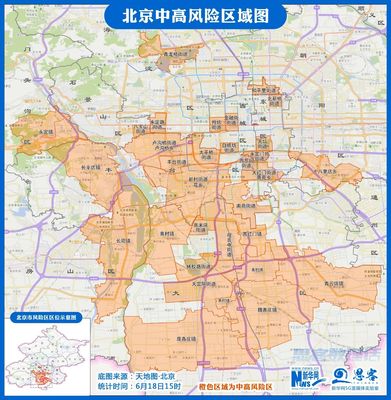 地图来了!一图看清北京33个中高风险地区丨思客数理话